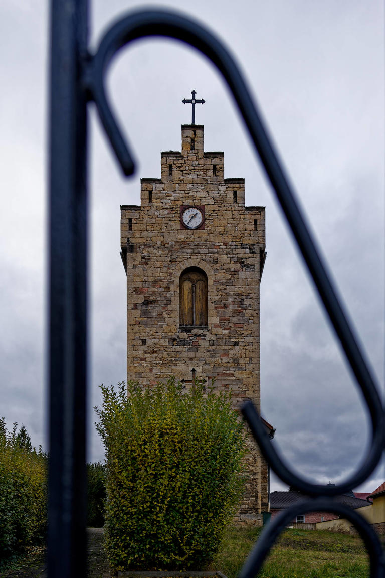 Blick auf die Kirche Reipisch